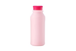 la leche con sabor a fresa