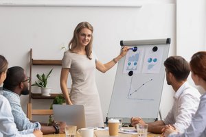 la mujer de negocios