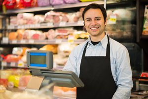 el tendero, la tendera
