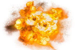 to explode