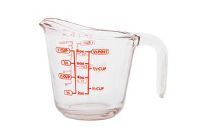la taza para medir