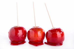 la manzana acaramelada