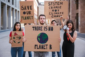 to take to the streets