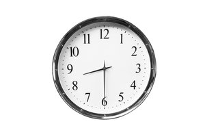 half past eight
