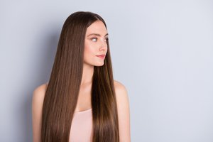 straight hair