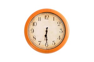 it's half past six