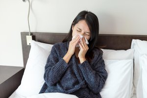 with the flu