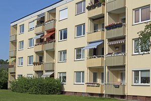 el bloque de departamentos