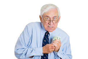avaricious man