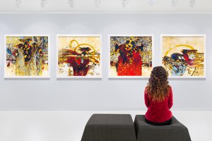 la exposición de arte