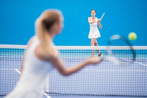 el partido de tenis
