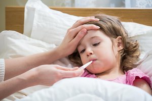 to have a fever