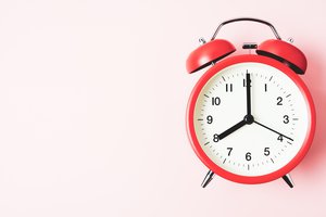 you got up at eight this morning