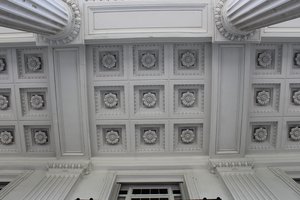 coffered ceiling
