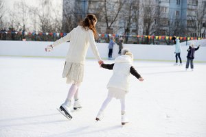 patinar sobre hielo