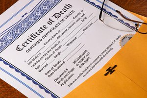 el certificado de defunción