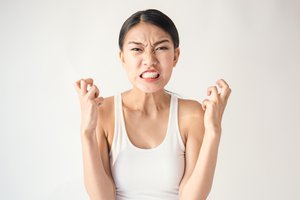to get angry