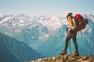 el excursionismo con mochila