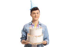 you bring the cake to the party