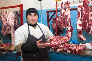 el carnicero, la carnicera