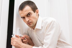 if the door isn't open, he's angry