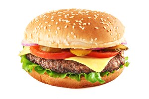 la hamburguesa con queso