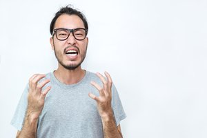 to get angry