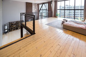 the bedroom is not on the first floor