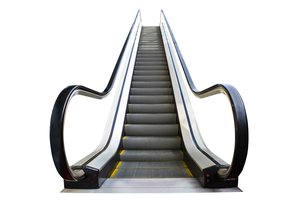 la escalera mecánica