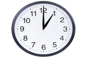 it's one o'clock