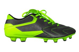 el zapato de fútbol
