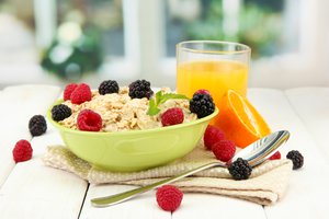 you eat healthy food