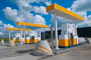 gas station