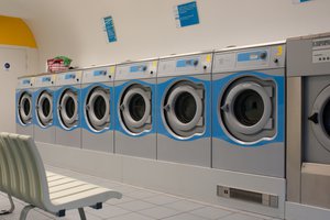 la lavandería automática