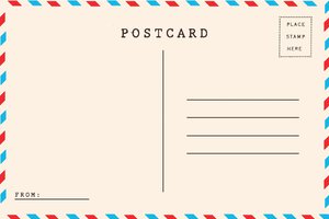 la tarjeta postal