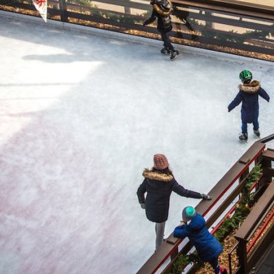la pista de patinaje