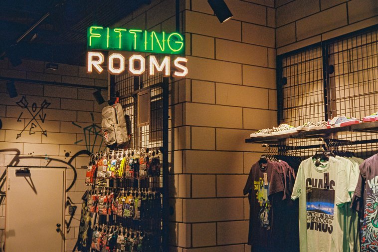 Clothing Store Fitting Room