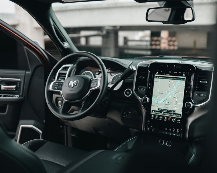 Inside a Car