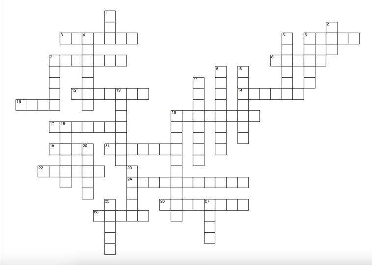 MarchCrossword