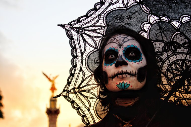 Skull Makeup Day of the Dead