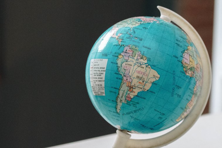 South America Globe