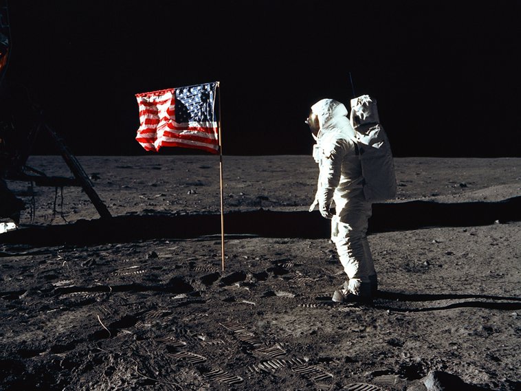 astronaut on the moon