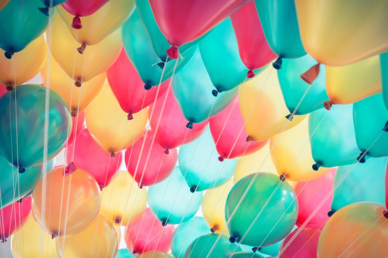 celebratory balloons