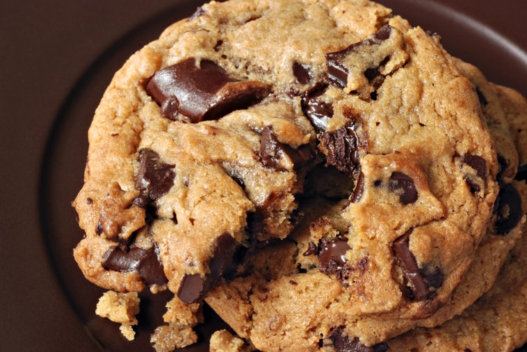 galletas con chispas de chocolate