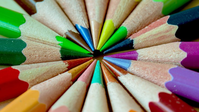 lápices de colores en inglés