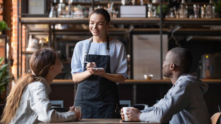 order at a restaurant
